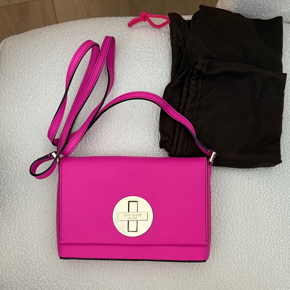 Kate Spade Fuchsia Crossbody Bag